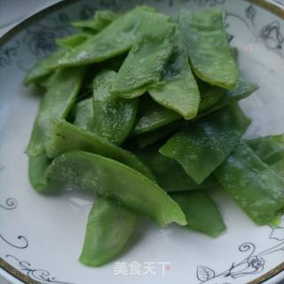 扁豆炒烤鸭的做法步骤：5