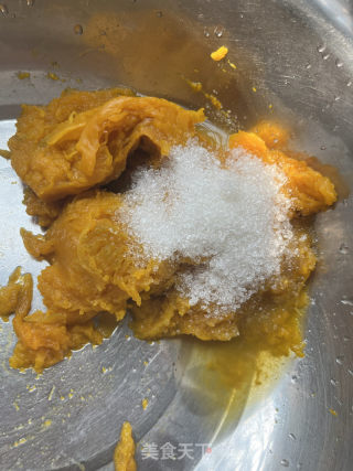 豆沙南瓜饼（烤箱版）的做法步骤：2