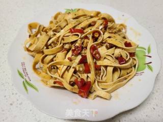 凉拌豆腐皮的做法步骤：10