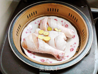 清蒸鸡腿的做法步骤：3