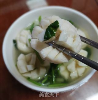 墨鱼丸香菜汤的做法步骤：9