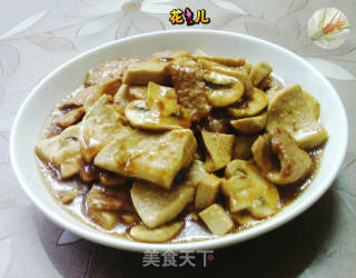 蘑菇瘦肉炒小素鸡的做法