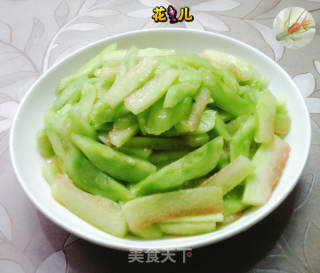 西瓜皮炒青瓜的做法
