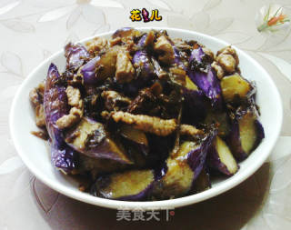 梅干菜瘦肉炒茄子的做法