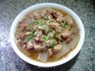 鸡琵琶腿肉蒸冬瓜的做法步骤：15