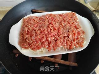 金针菇豆腐蒸牛肉的做法步骤：8