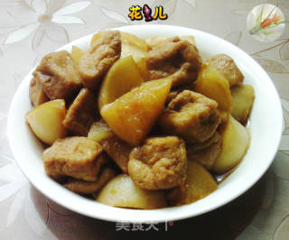 小油豆腐烧萝卜的做法