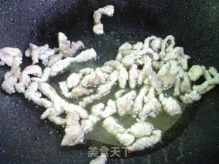 榨菜丝瘦肉炒绿豆芽的做法步骤：5