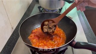 番茄牛腩焖面的做法步骤：12