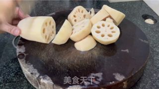 双莲排骨汤的做法步骤：4