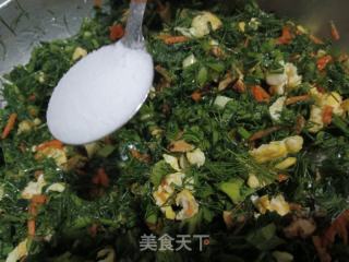 茴香馅素饺子的做法步骤：5
