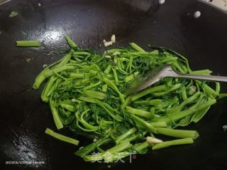 炒空心菜的做法步骤：6