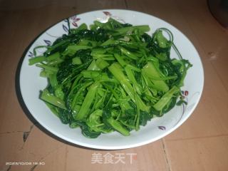 炒空心菜的做法步骤：7