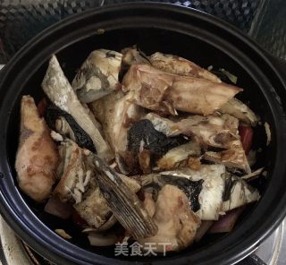 家常砂锅鱼头煲的做法步骤：7