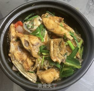 家常砂锅鱼头煲的做法步骤：9