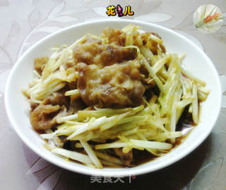 韭黄炒肥牛片的做法