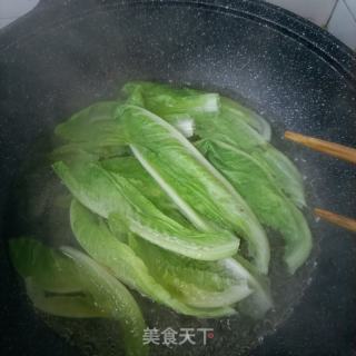 蚝油罗马生菜的做法步骤：3