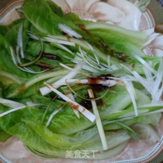 蚝油罗马生菜的做法步骤：7