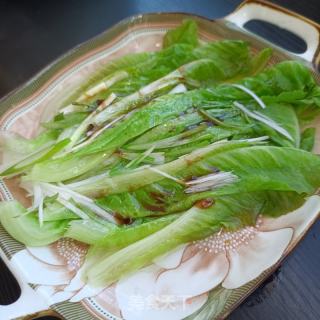 蚝油罗马生菜的做法步骤：9