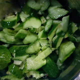 卤肉拍黄瓜的做法步骤：7