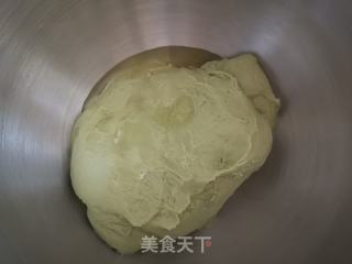 抹茶红豆面包卷的做法步骤：5