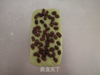 抹茶红豆面包卷的做法步骤：9