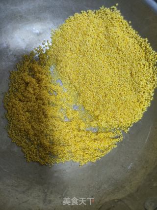 板栗淮山小米粥的做法步骤：1