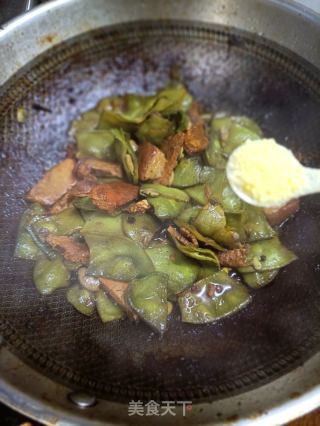 卤肉焖扁豆的做法步骤：8