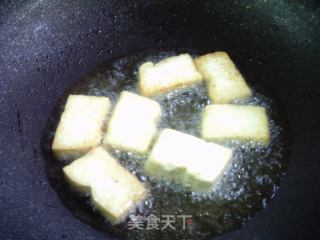咸菜蘑菇煮豆腐的做法步骤：4