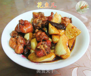 红烧茭白兔腿的做法