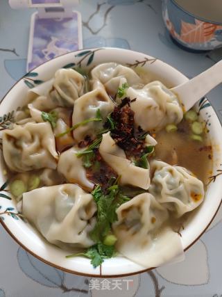 馄饨~白菜肉的做法步骤：11
