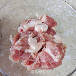 黄花菜蒸滑肉的做法步骤：4
