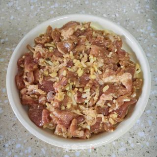 黄花菜蒸滑肉的做法步骤：8