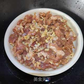 黄花菜蒸滑肉的做法步骤：9