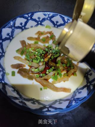 榨菜蒸蛋羹的做法步骤：12