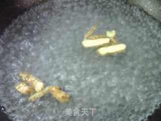 鱿鱼花菜羹的做法步骤：2