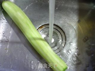 咸鸭蛋夜开花羹的做法步骤：3