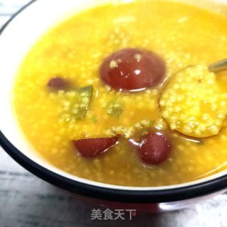 银栗南瓜小米粥的做法