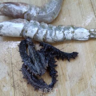 对虾海参炖扁豆的做法步骤：3