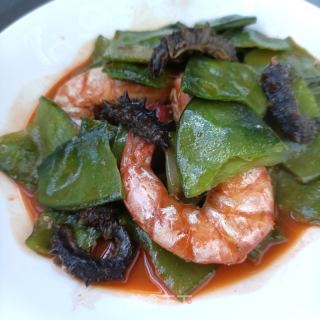 对虾海参炖扁豆的做法步骤：13