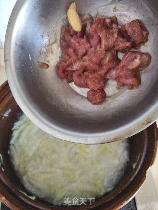 白菜肉片汤的做法步骤：7