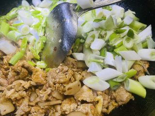 大葱炒肉的做法步骤：12