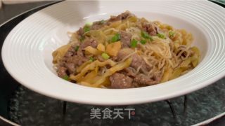 榨菜牛肉蒸米粉的做法步骤：12