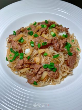 榨菜牛肉蒸米粉的做法步骤：13