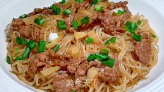 榨菜牛肉蒸米粉的做法步骤：15
