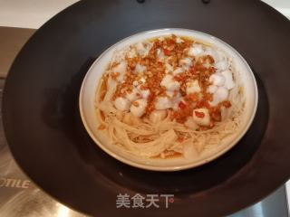 蒜蓉蒸扇贝金针菇的做法步骤：11