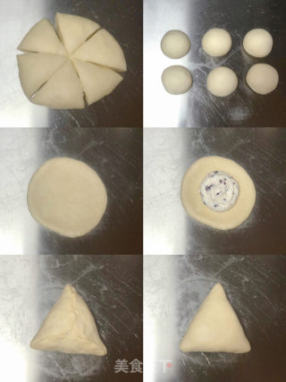 蔓越莓乳酪软欧面包的做法步骤：5