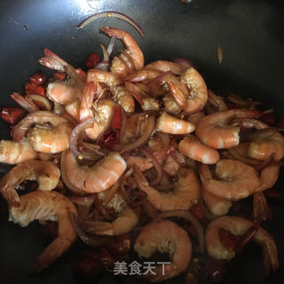 香辣虾尾的做法步骤：7