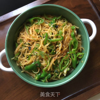 青椒炒土豆丝的做法步骤：10