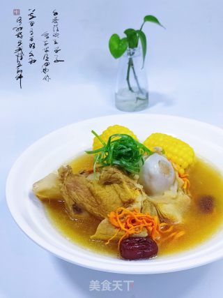 虫草花猪骨汤的做法步骤：9